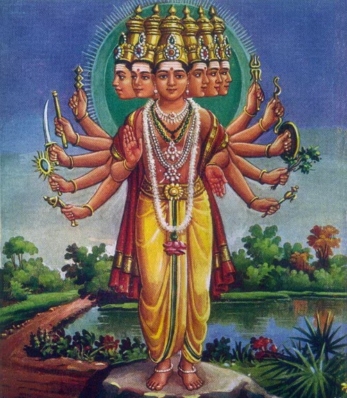 hindu-god-muruga-sixfaces-images